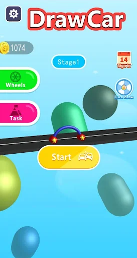 Scribble Draw Car Race screenshot 2