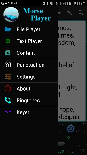 Morse Player Pro