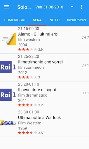 SoloFilm Guida TV