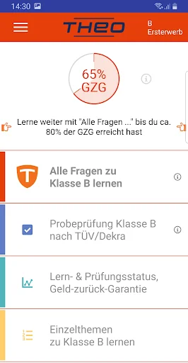Theo-Führerscheintrainer screenshot 2
