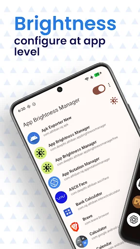 App Brightness Manager