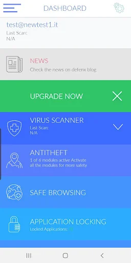 Defenx Security Suite screenshot 1