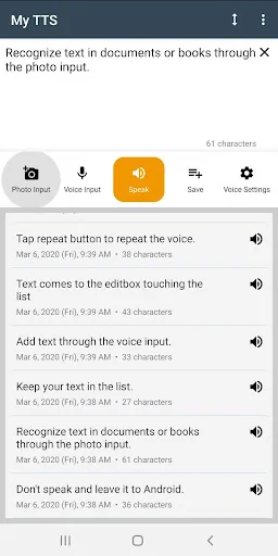 My TTS: Text to Speech Reader screenshot 2