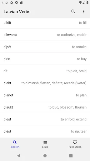 Latvian Verbs