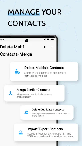 Delete Multi Contacts - Merge