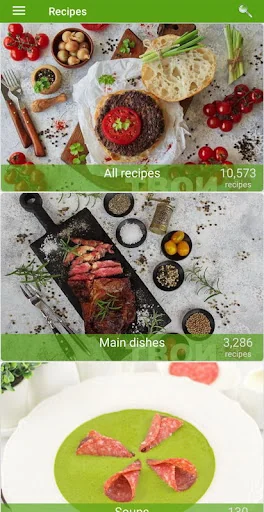 Delicious recipes screenshot 1
