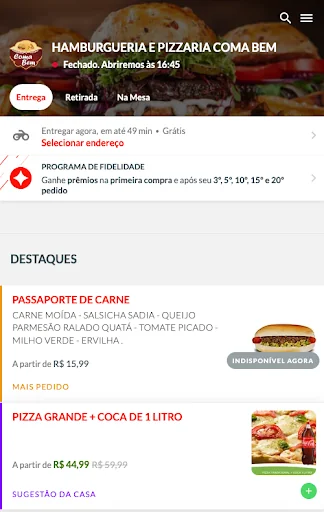 Sandubaria e Pizzaria Coma Bem
