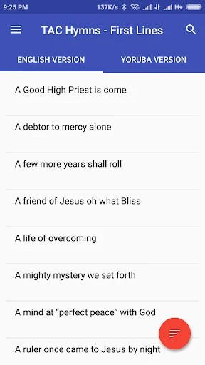 TAC Hymns screenshot 1