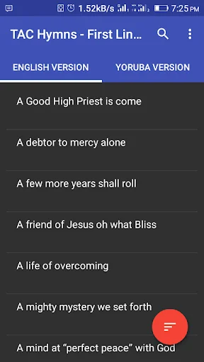 TAC Hymns screenshot 3