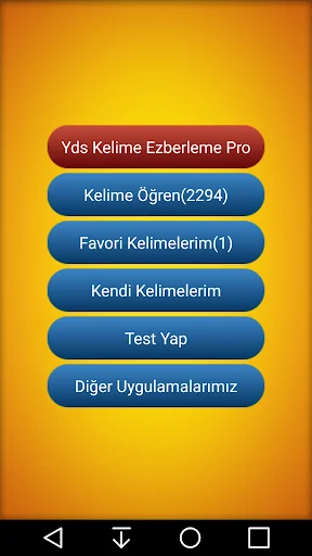 YDS Kelime Ezberleme Programı