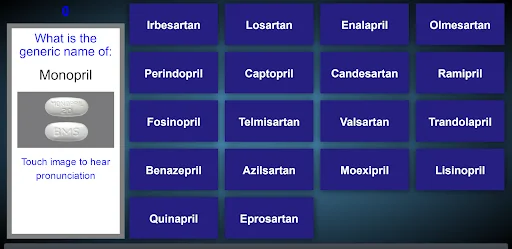 Cardiovascular Drugs Matching 