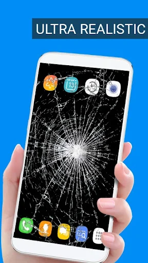 Broken Screen Prank: Crack it