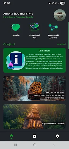 Amenzi Regimul Silvic