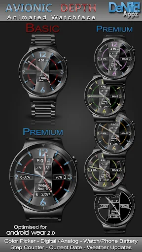 Avionic Depth HD Watch Face