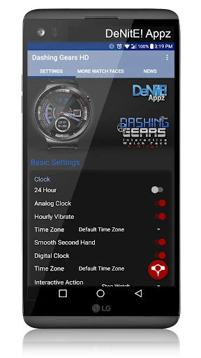 Dashing Gears HD WatchFace screenshot 4