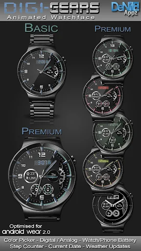 Digi-Gears HD Watch Face screenshot 1