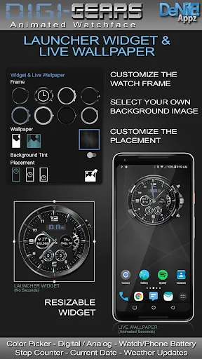 Digi-Gears HD Watch Face screenshot 2