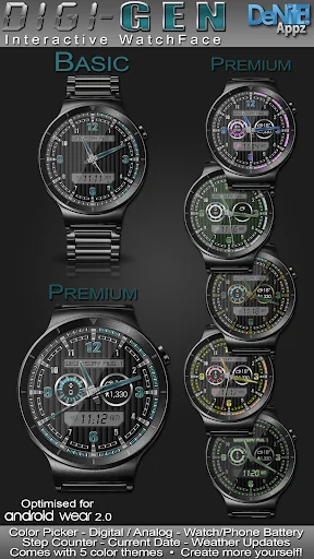 Digi-Gen HD Watch Face screenshot 1