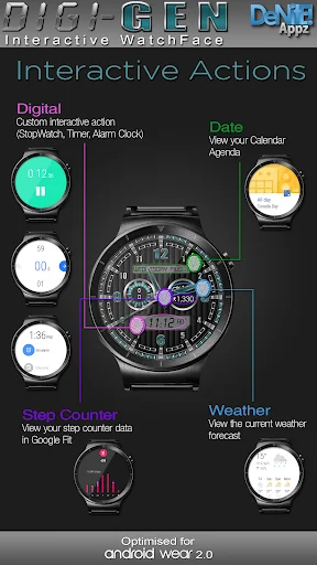 Digi-Gen HD Watch Face screenshot 3