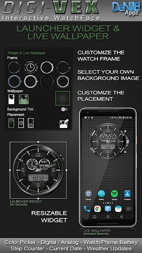 Digi-Vex HD Watch Face screenshot 2