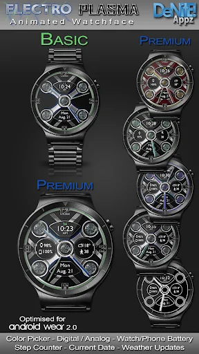 Electro Plasma HD Watch Face