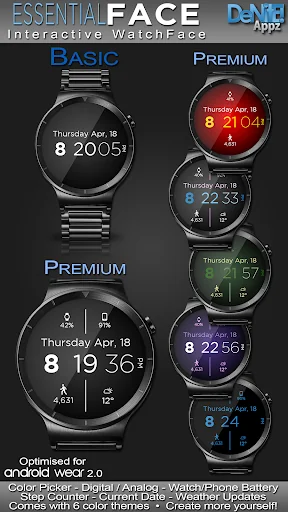 Essential Face HD Watch Face screenshot 1