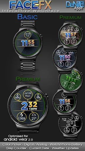 Face-FX HD Watch Face screenshot 1