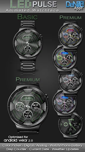 LED Pulse HD Watch Face screenshot 1