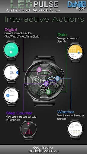 LED Pulse HD Watch Face screenshot 3
