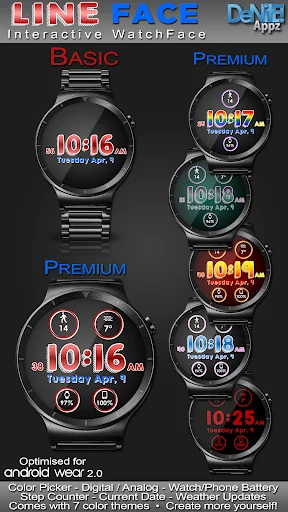 Line Face HD Watch Face