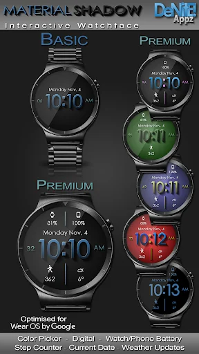 Material Shadow HD Watch Face