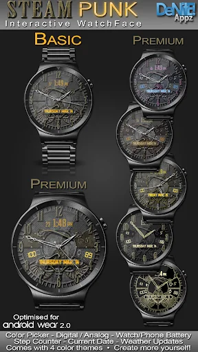Steam Punk HD Watch Face screenshot 1