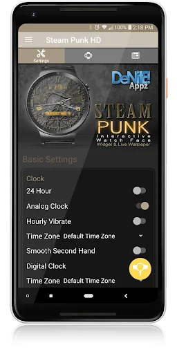 Steam Punk HD Watch Face screenshot 4