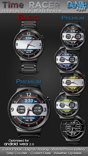 Time Racer HD Watch Face