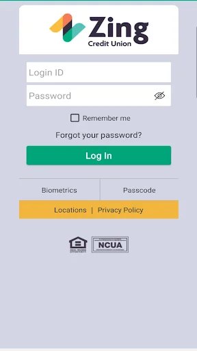 Zing Credit Union Mobile App