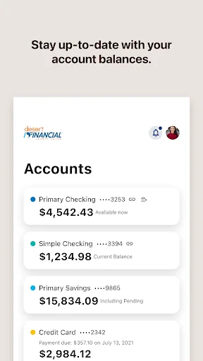 Desert Financial Mobile screenshot 2