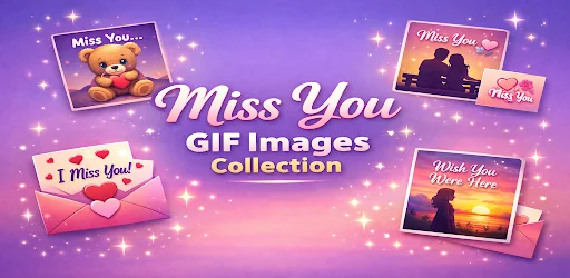 Miss You GIF & Greeting Cards screenshot 1