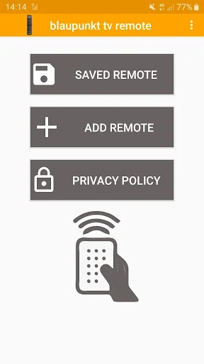 blaupunkt tv remote