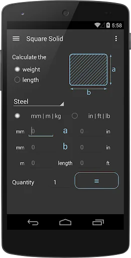 Steel Weight Calculator