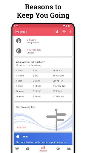 Quit Tracker: Stop Smoking screenshot 3