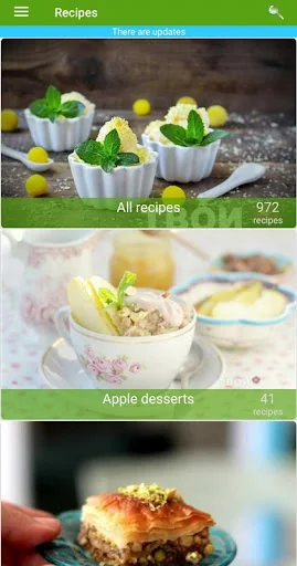 Dessert recipes screenshot 1
