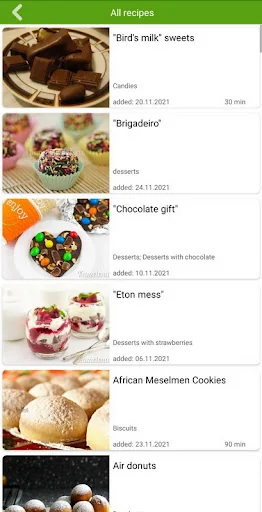 Dessert recipes screenshot 3