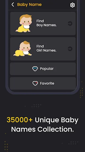 Baby Names - Name with Meaning screenshot 1