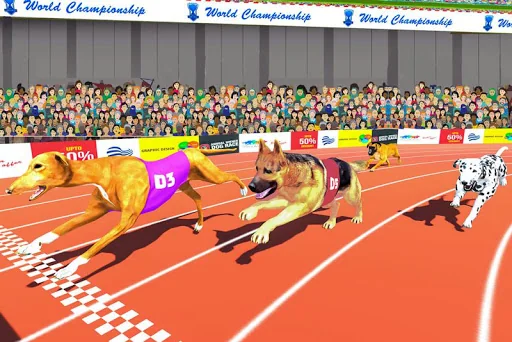 Dog Race Game: Dog Racing 3D screenshot 3