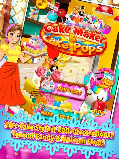 Cake Maker & Candy Pops Cook