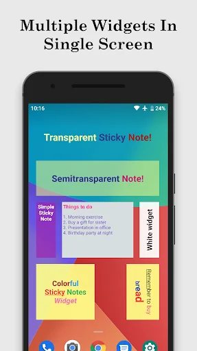 Colorful Sticky Notes + Widget screenshot 1