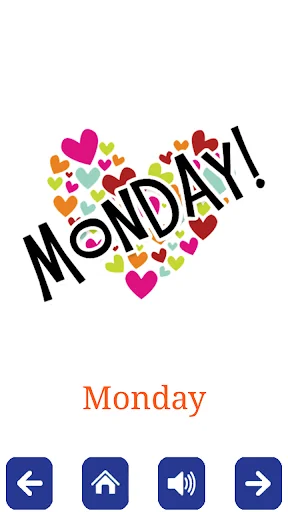 Sunday Monday Flashcards