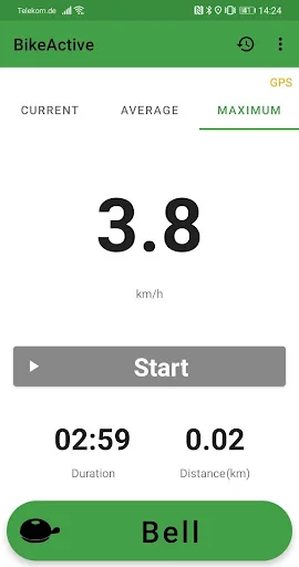 BikeActive: Bell & speedometer