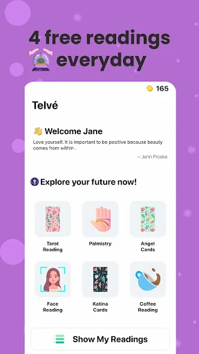 Telvé - Horoscope, Tarot screenshot 2