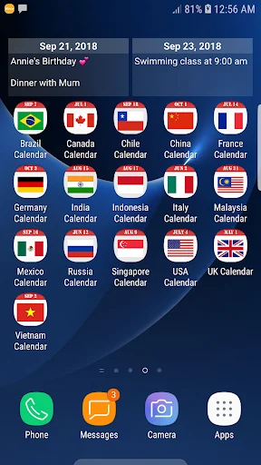 France Calendar